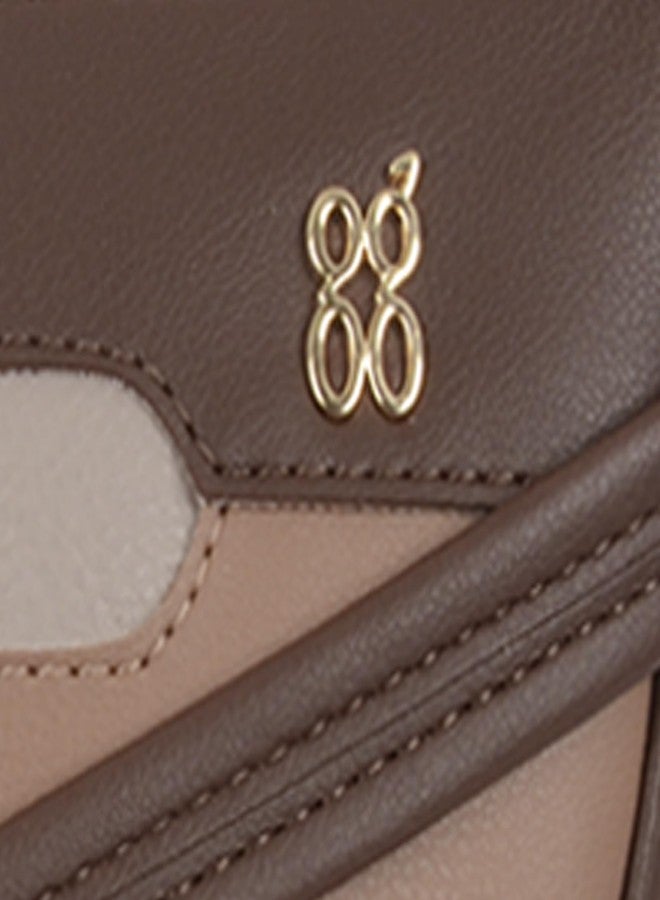 Baggit Women Brown Sling Bag Small Size | Ladies Stylish Casual Cross Body Purse Handbag - Image 5